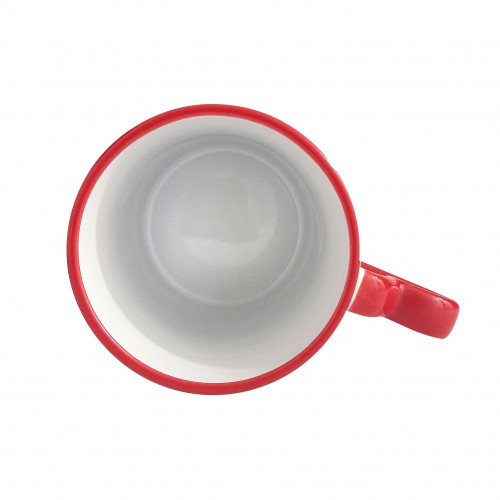 Caneca Alça Coração Com Alça e Fundo Colorido