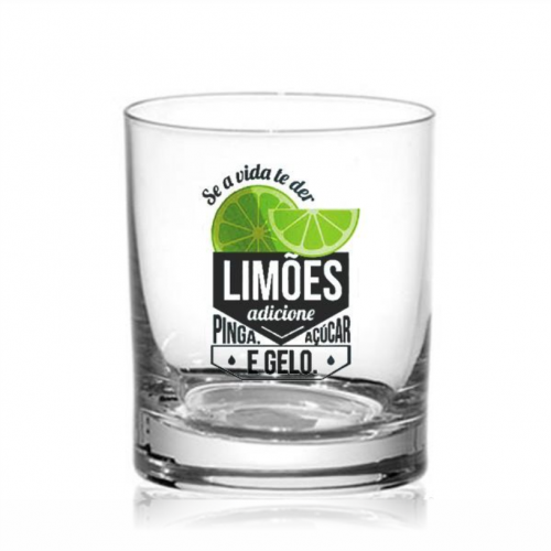Copo de Whisky Personalizado transparente