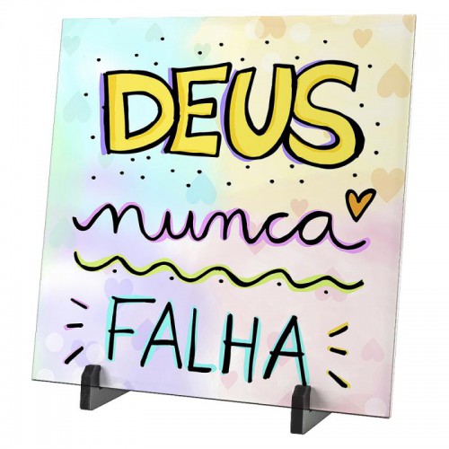Azulejo com suporte 15x15cm