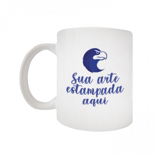 Caneca Branca Porcelana - 24h