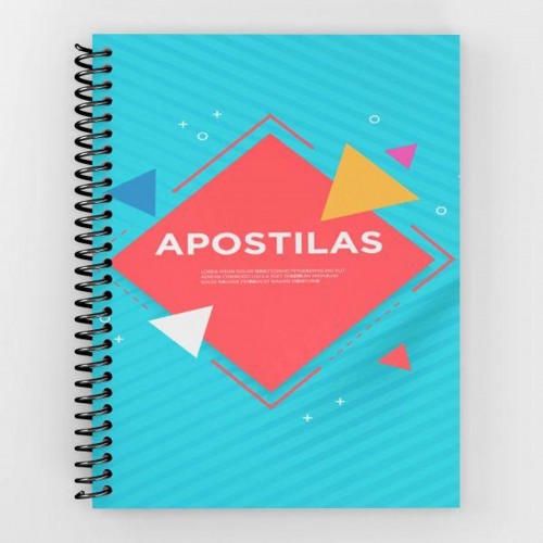 Apostila Colorida - Impressão + Encadernação